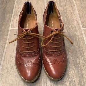 Tommy Hilfiger lace up booties